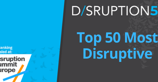 uMotif Recognised as One of the UK's 50 Most Disruptive Companies