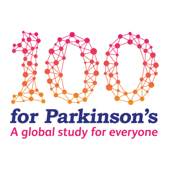 100 for Parkinson's logo