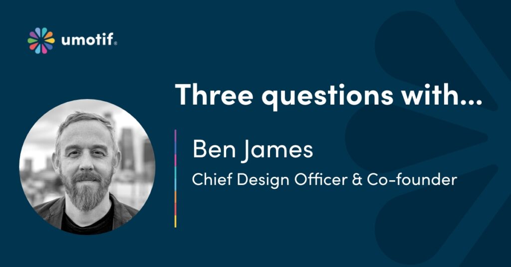 3 questions with Ben James header